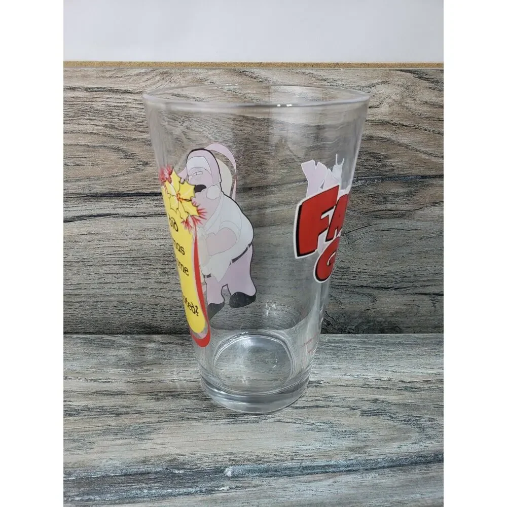 Family Guy Drinking Glass 2010 When Did Christmas Become so Complicated